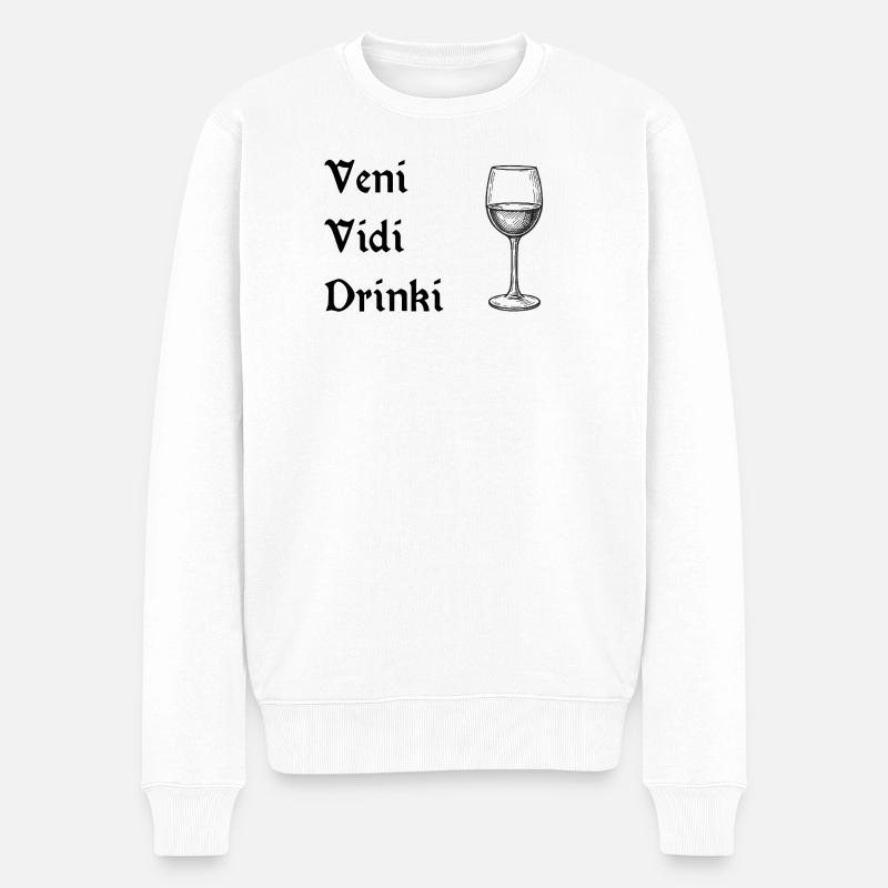 Veni vidi drinki - Pull Premium bio Homme - blanc