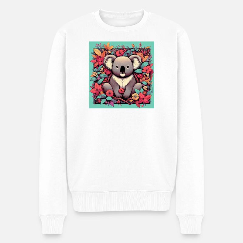 Koala - Pull Premium bio Homme - blanc