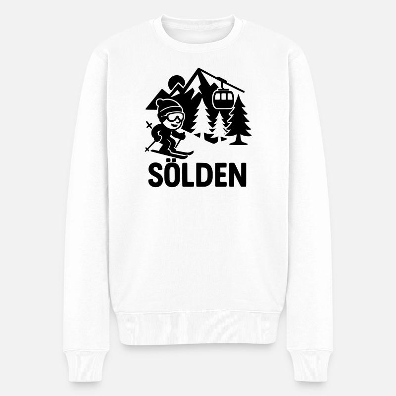Sölden Ski - Pull Premium bio Homme - blanc
