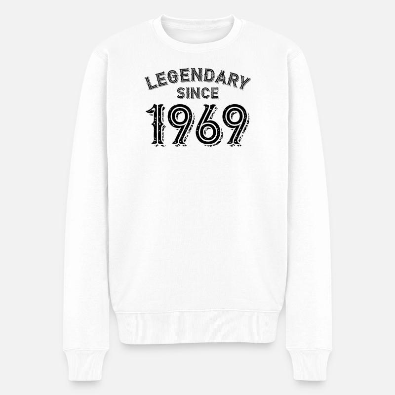 Legendär seit 1969 - Männer Premium Bio Pullover - Weiß