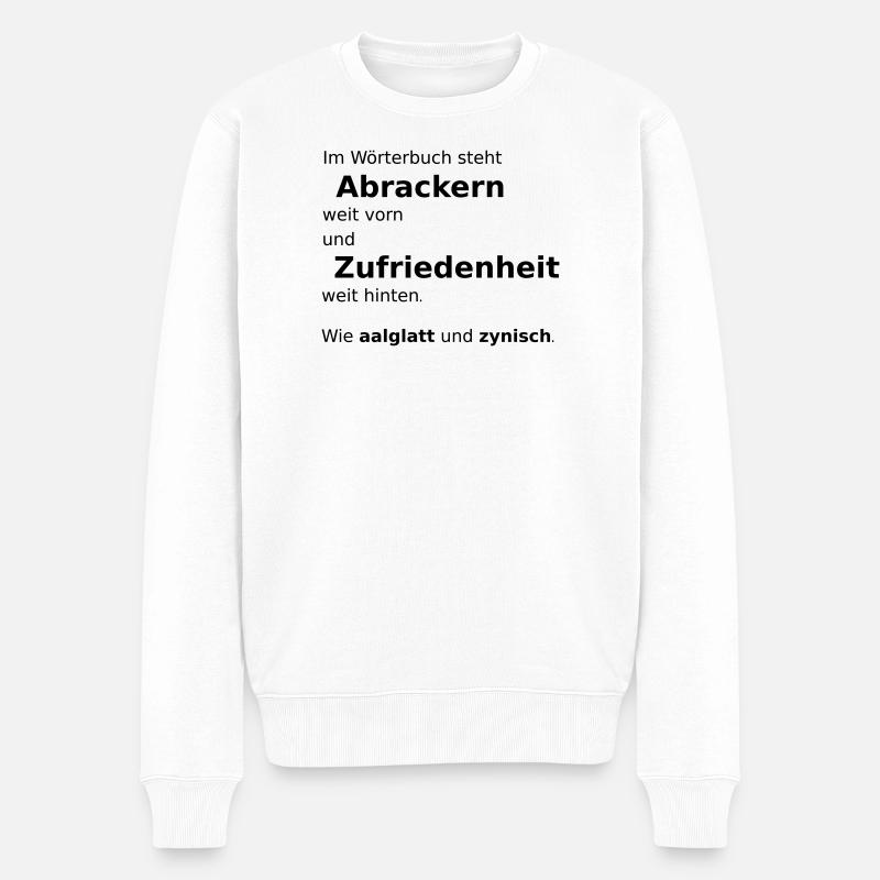 Dictionnaire - Pull Premium bio Homme - blanc