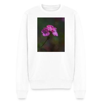 fleurs roses - Pull Premium bio Homme - blanc - Devant - Thijin (182cm)