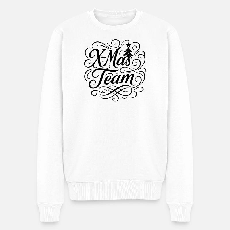 Équipe de Noël - Pull Premium bio Homme - blanc