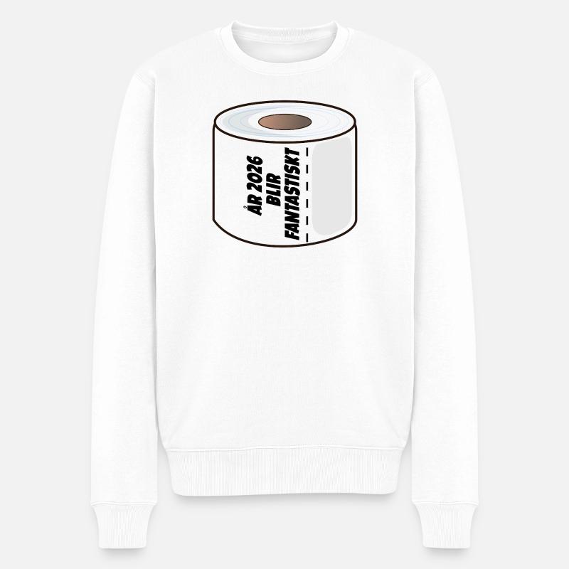 Das Jahr 2026 wird fantastisch - Männer Premium Bio Pullover - Weiß