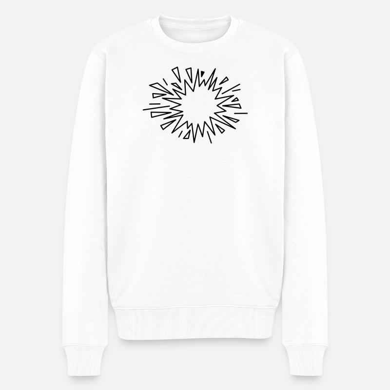 Bande dessinée Bang - Pull Premium bio Homme - blanc