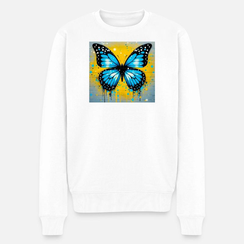 papillon - Pull Premium bio Homme - blanc