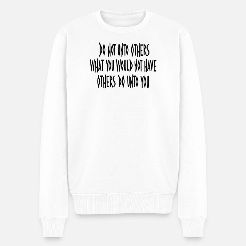 Ne pas... par Cean - Pull Premium bio Homme - blanc