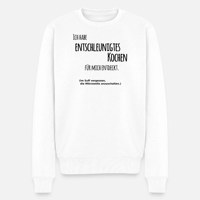 Cuisson décélérée - Pull Premium bio Homme - blanc