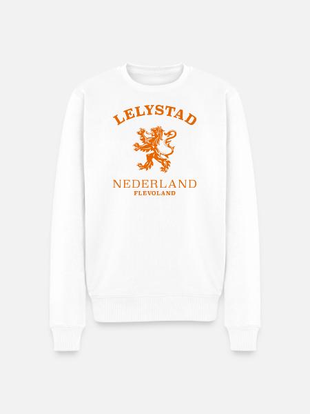 Lelystad, Norway, Norway - Men's Premium Organic Jumper - white