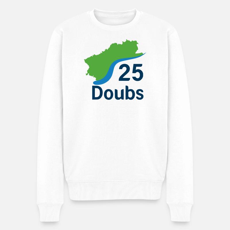Doubs 25 - Pull Premium bio Homme - blanc
