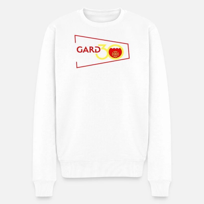 Gard 30 - Männer Premium Bio Pullover - Weiß