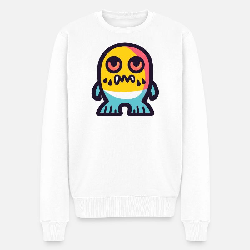 Phoque Zombie Halloween Zombie - Pull Premium bio Homme - blanc