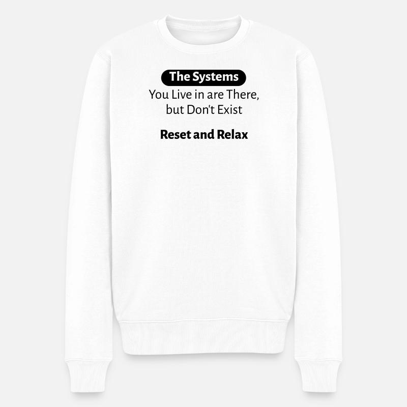 The_Systems - Pull Premium bio Homme - blanc