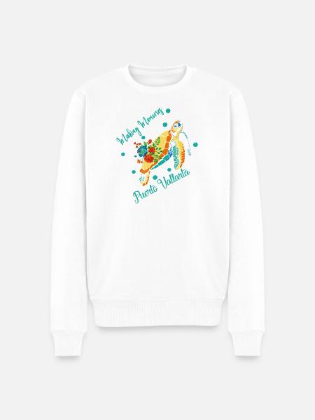 making memories Puerto Vallarta Vacation Souvenir  - Men's Premium Organic Jumper - white