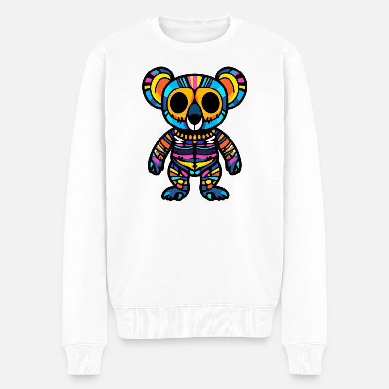 Koala Halloween Zombie - Pull Premium bio Homme - blanc