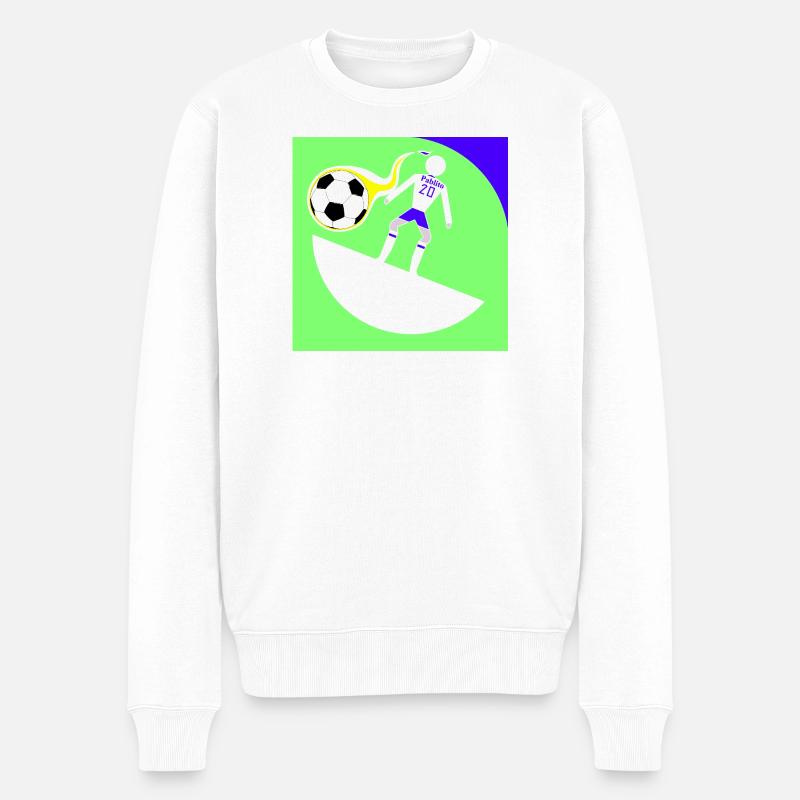 20 Pablito - Männer Premium Bio Pullover - Weiß