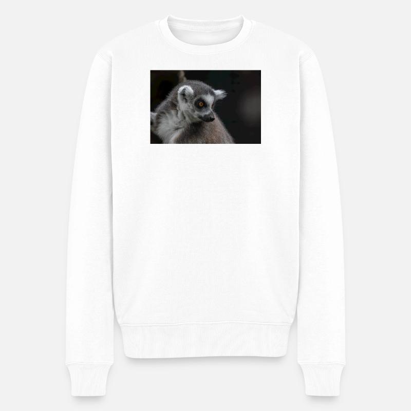 Kattas - Männer Premium Bio Pullover - Weiß