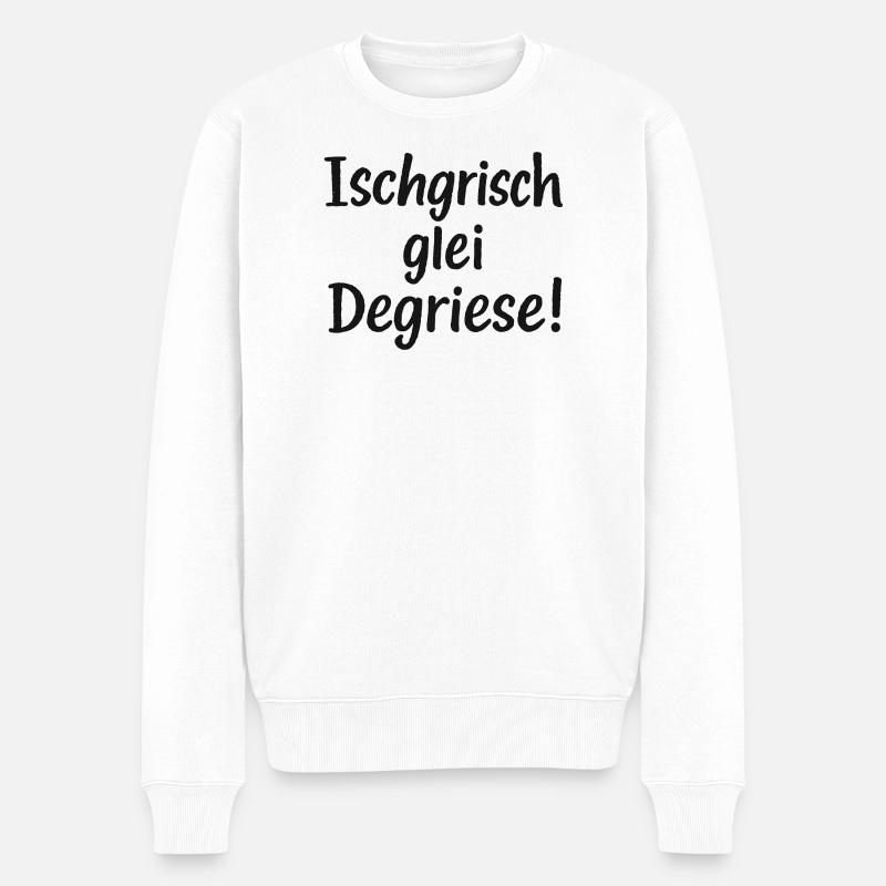 Ischgrisch glei Degriese - Pull Premium bio Homme - blanc
