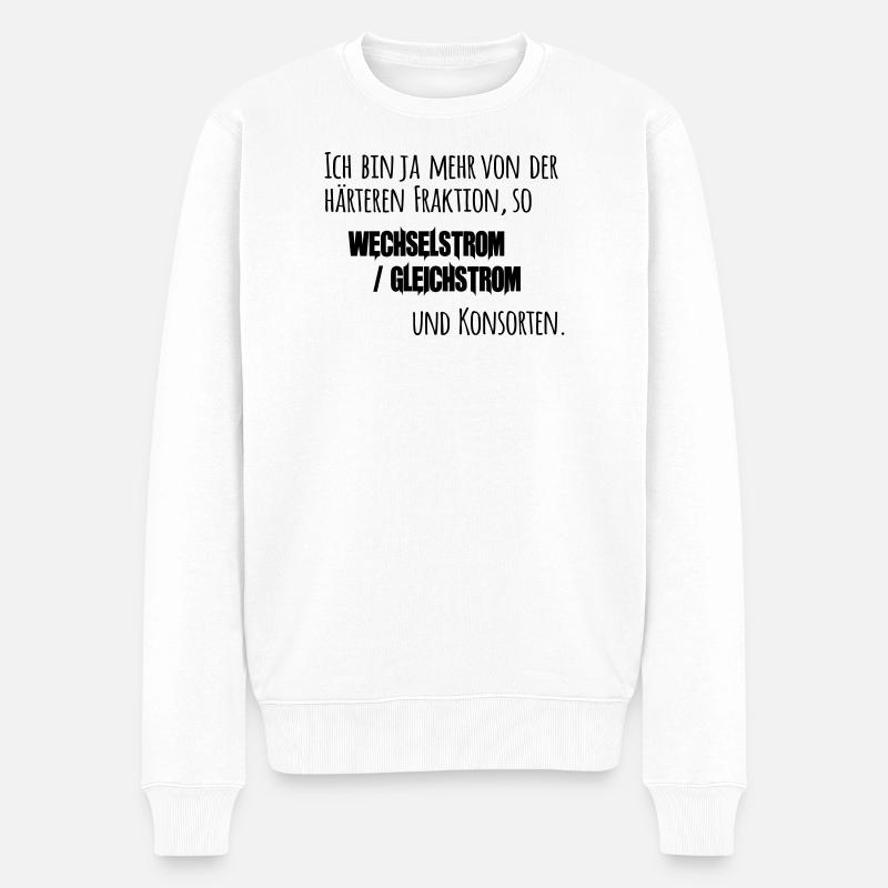 Härtere Fraktion - Männer Premium Bio Pullover - Weiß