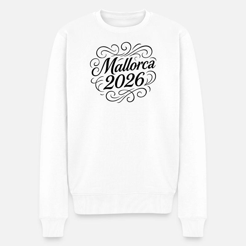 Majorque 2026 - Pull Premium bio Homme - blanc