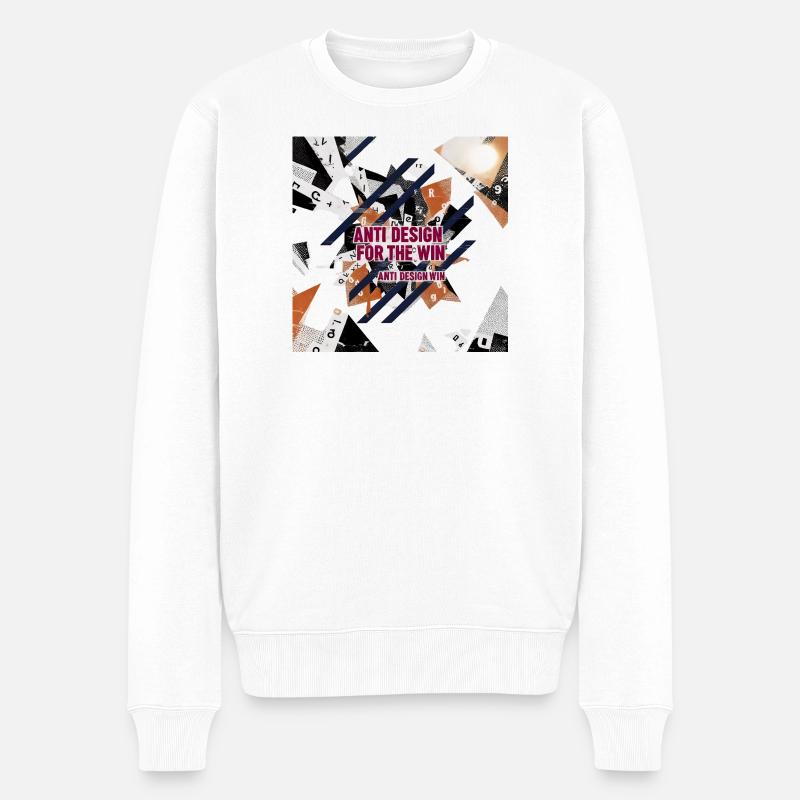 Anti-Design_for_the_Win_Collage - Pull Premium bio Homme - blanc