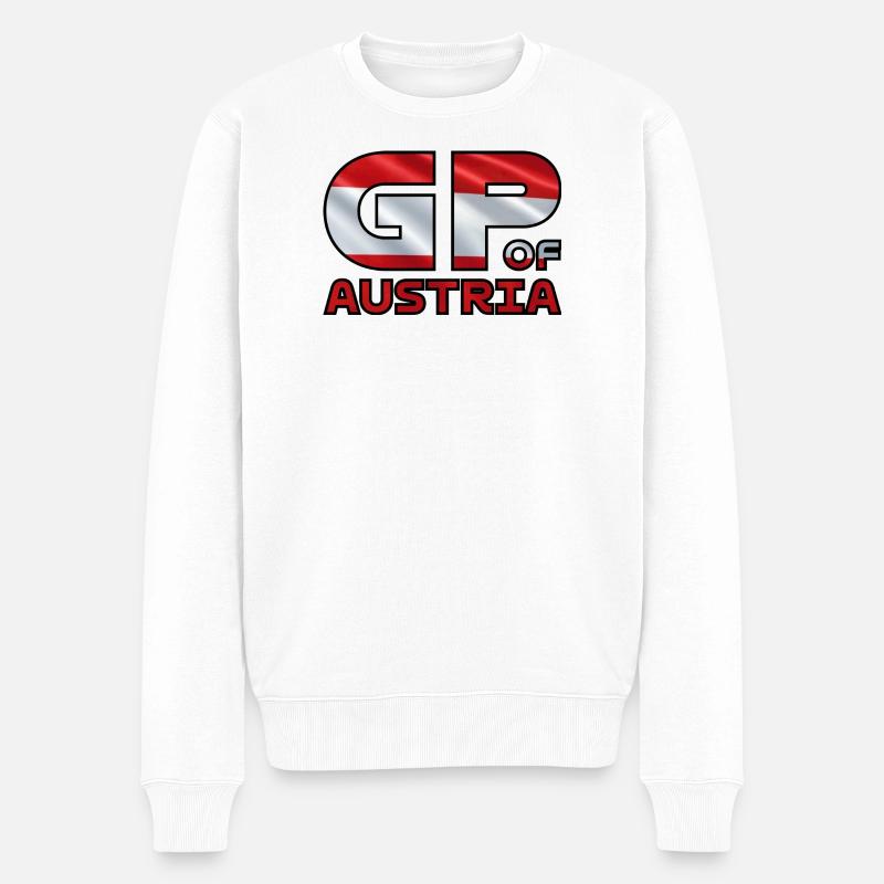 austria_gp - Pull Premium bio Homme - blanc