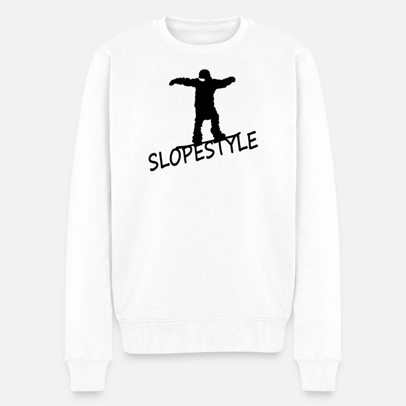 Slopestyle - Pull Premium bio Homme - blanc