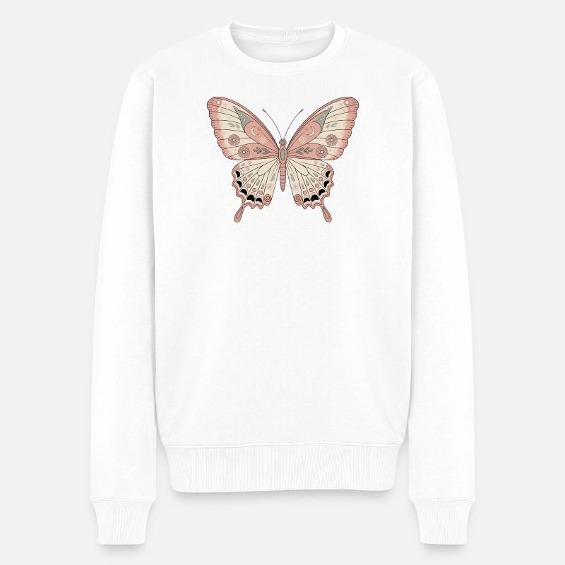 Papillon bohème - Pull Premium bio Homme - blanc