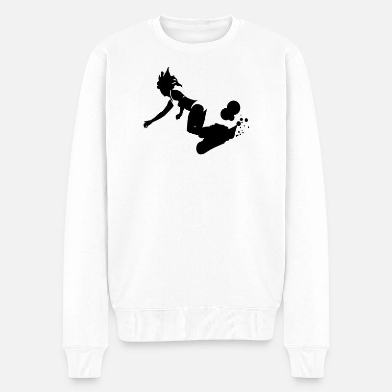 Planche à neige - Pull Premium bio Homme - blanc