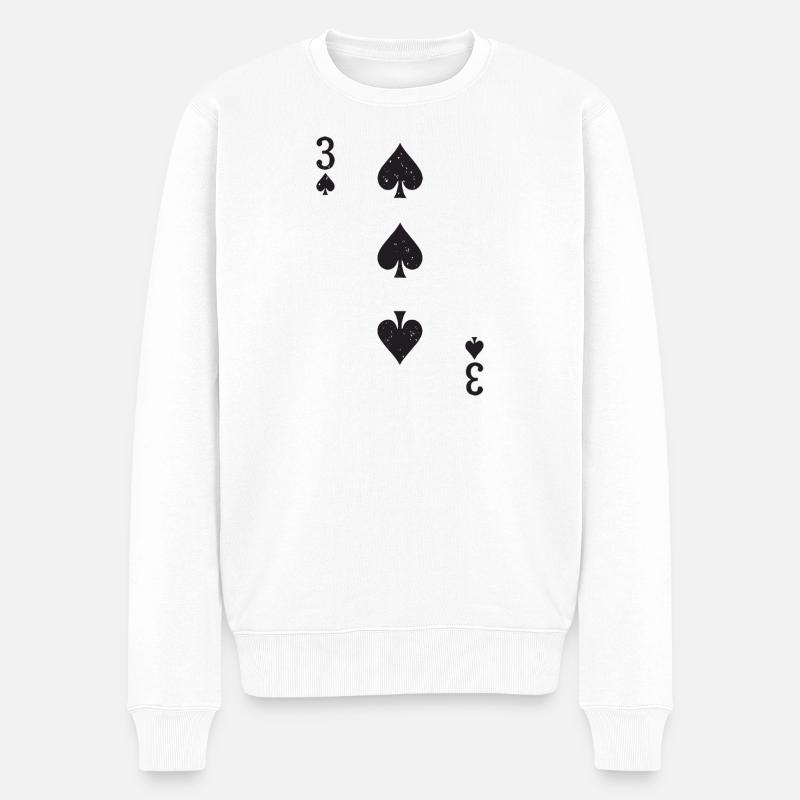 Trois bêches - Pull Premium bio Homme - blanc