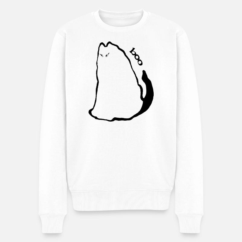 BUH - Männer Premium Bio Pullover - Weiß