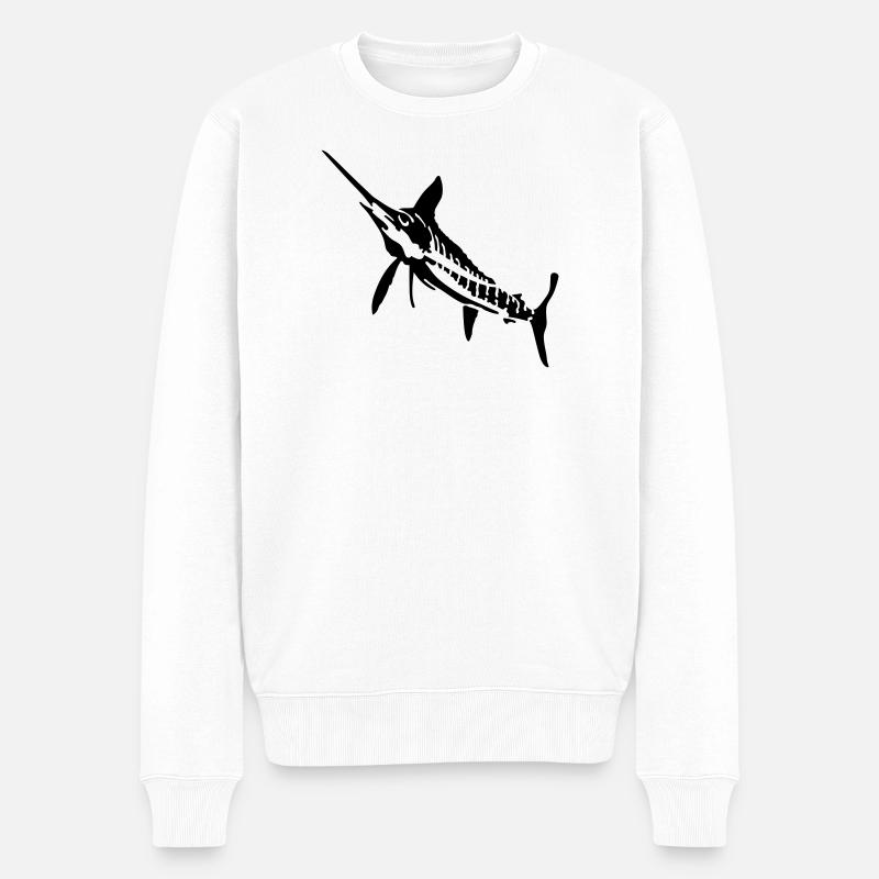 Marlin - Pull Premium bio Homme - blanc