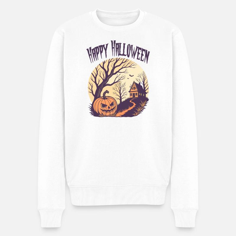 Joyeux halloween - Pull Premium bio Homme - blanc