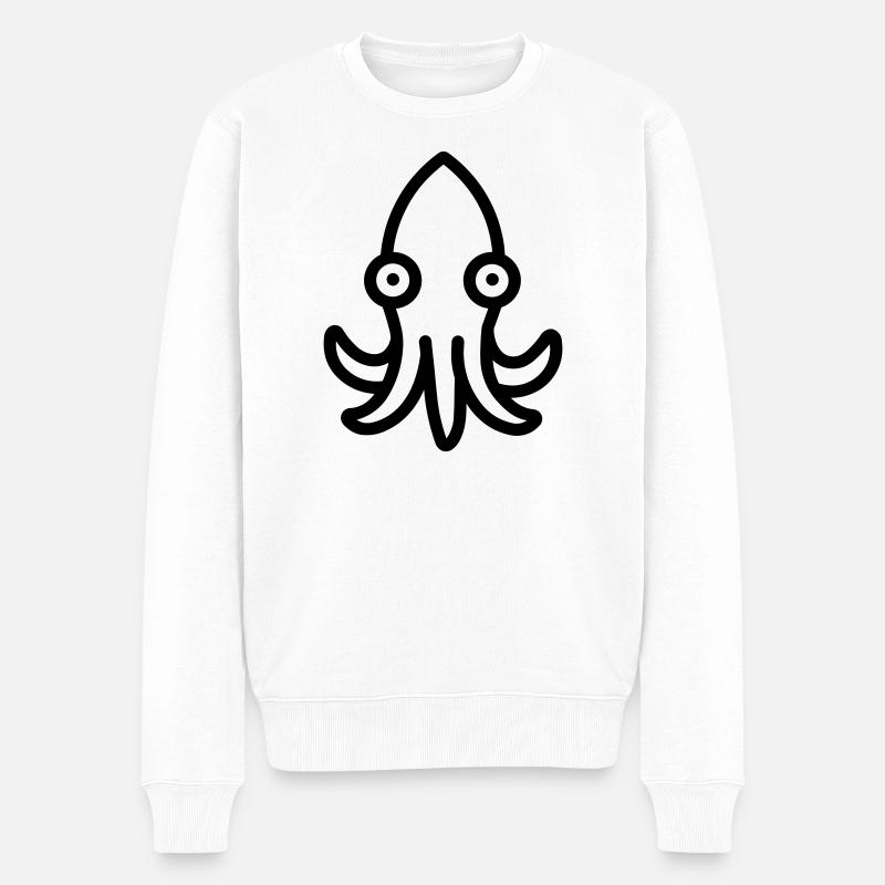 calmar - Pull Premium bio Homme - blanc