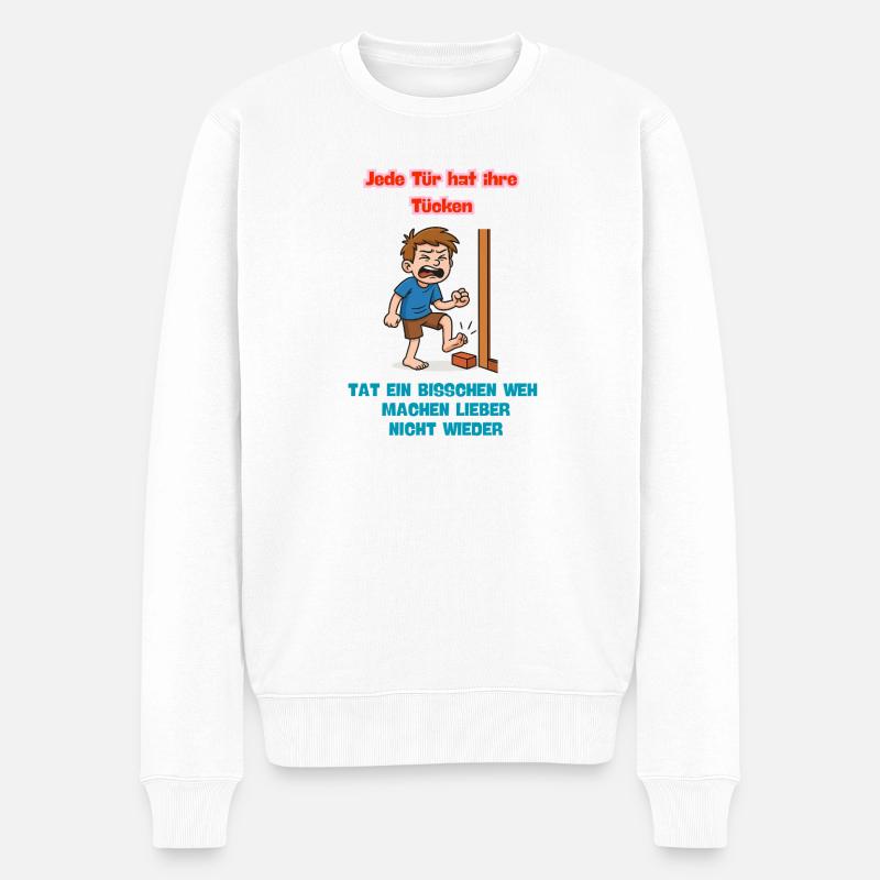 Ça fait un peu mal - Pull Premium bio Homme - blanc