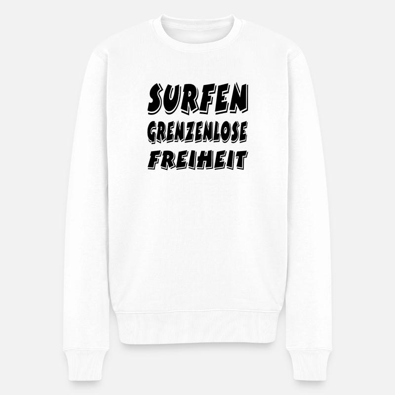 Surf - Pull Premium bio Homme - blanc