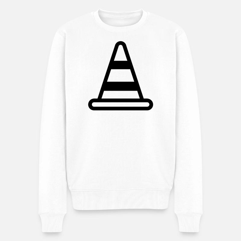 Kegel - Männer Premium Bio Pullover - Weiß