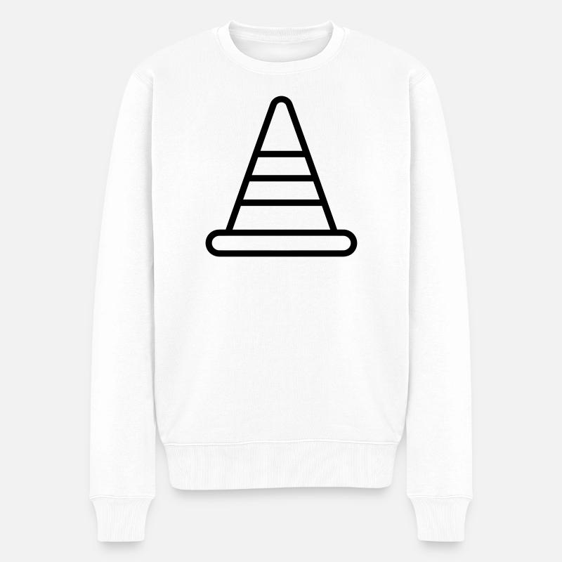 Kegel - Männer Premium Bio Pullover - Weiß