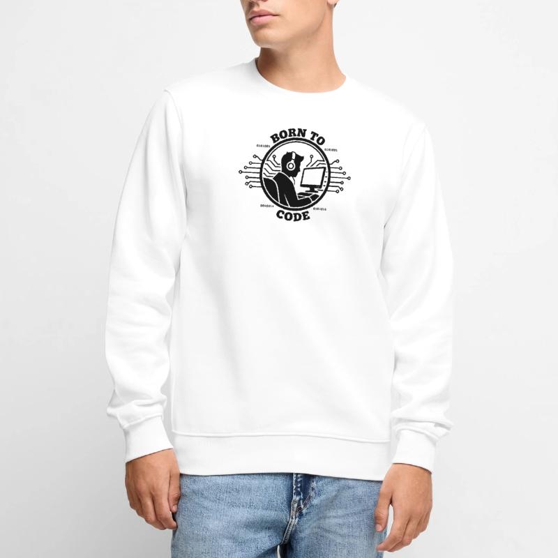 Programmierer, der zum Programmieren geboren wurde Programmierer Männer Premium Bio Pullover