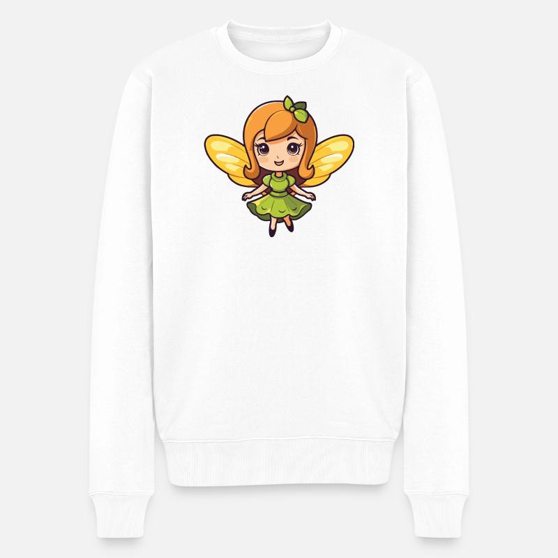 Fée Doux Bébé Conte de Fées - Pull Premium bio Homme - blanc