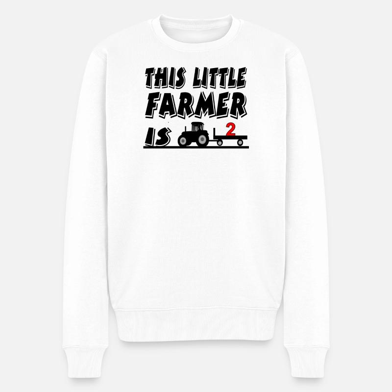 Bauer - Männer Premium Bio Pullover - Weiß