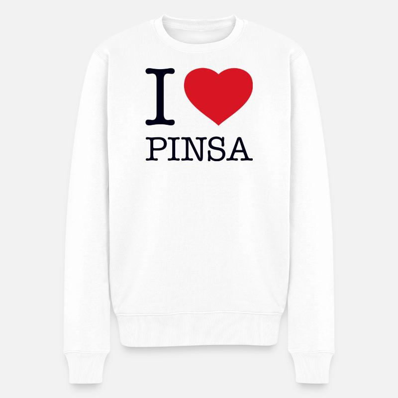 J’adore Pinsa - Pull Premium bio Homme - blanc