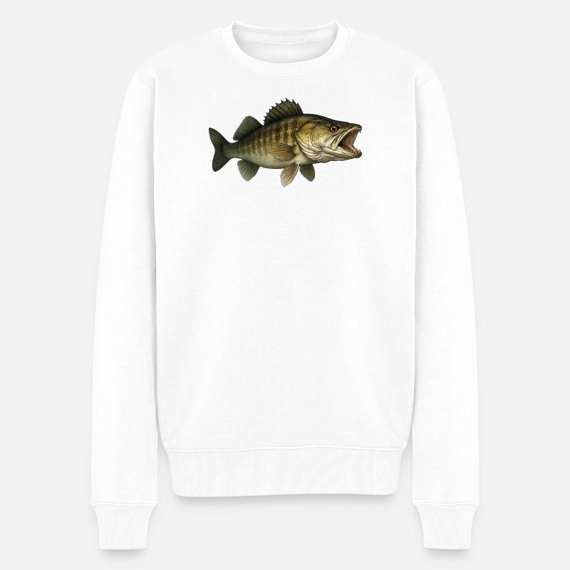 sandre - Pull Premium bio Homme - blanc