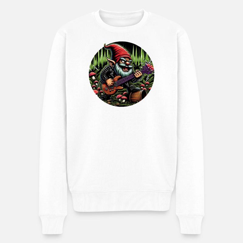 Lutin de roche - Pull Premium bio Homme - blanc