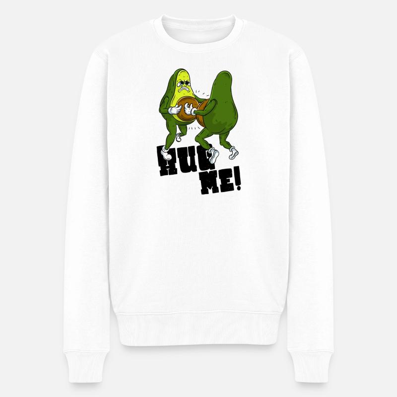 amour de l'avocat - Pull Premium bio Homme - blanc