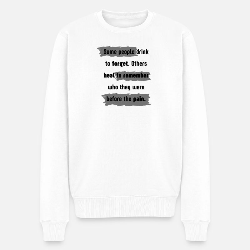 Conception Heal To Remember - Pull Premium bio Homme - blanc