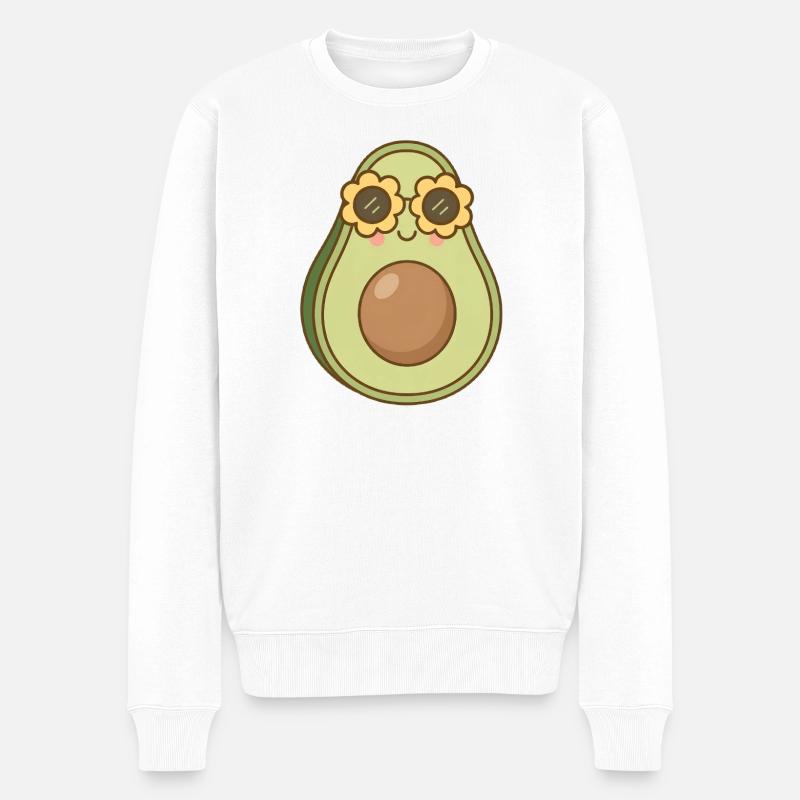 Avocat - Pull Premium bio Homme - blanc