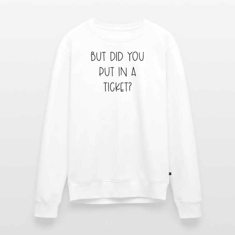 Funny IT Support Tech Help Desk Ticket Gift Men's Premium Organic Jumper
