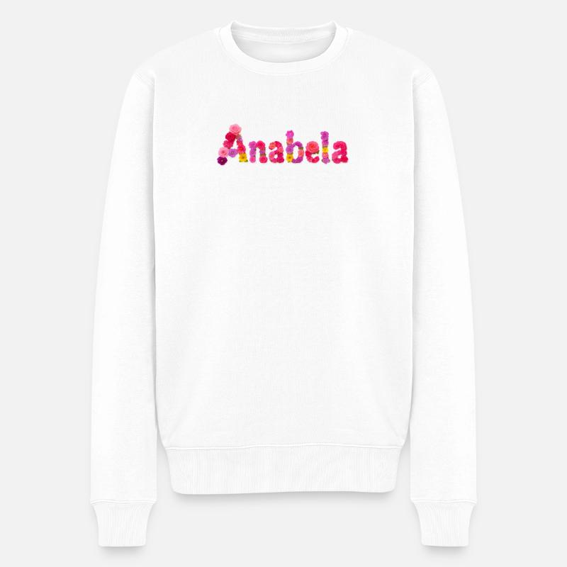 Anabela - Männer Premium Bio Pullover - Weiß