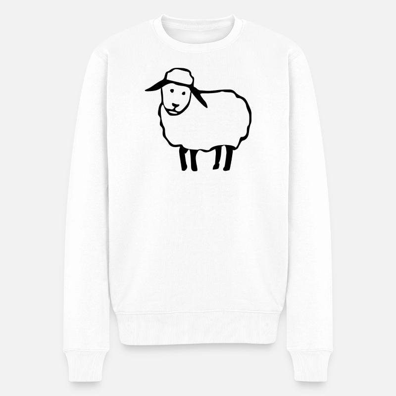 mouton - Pull Premium bio Homme - blanc